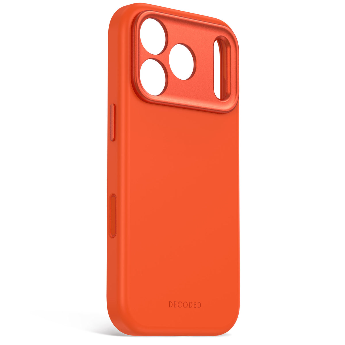 Decoded AntiMicrobial Silicone Backcover Case For Apple iPhone 18 Pro / Apple iPhone 17 Pro - Terracotta