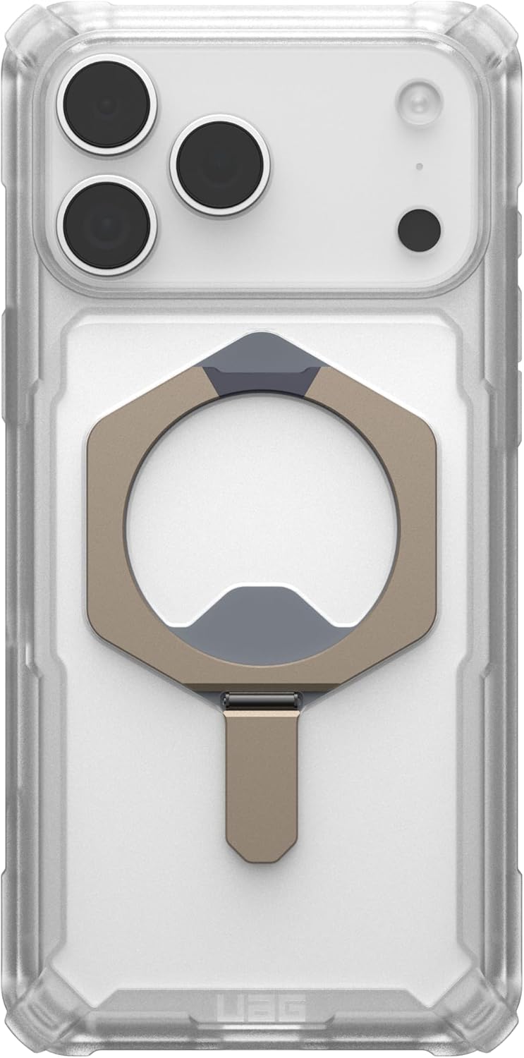 UAG iPhone 17 Pro Max Plasma Xte Magsafe Case - Clear/Titanium