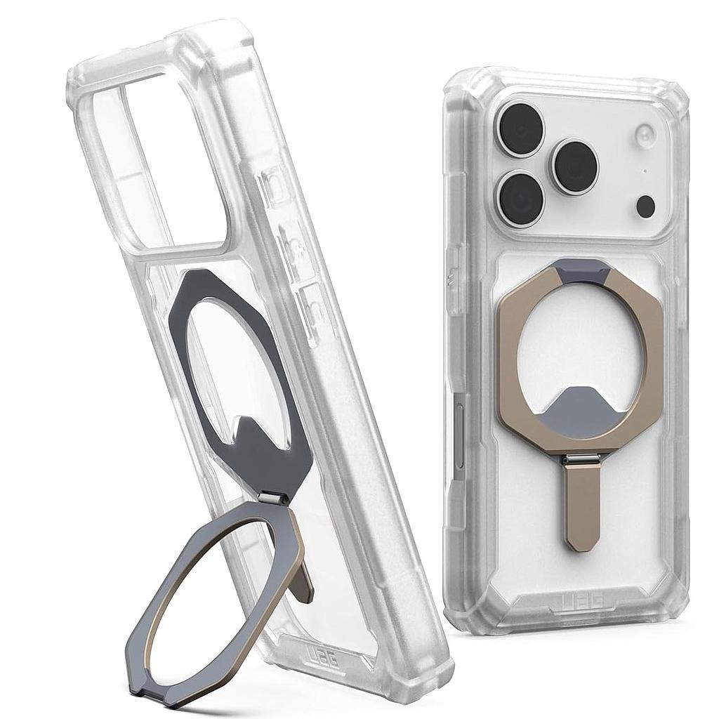 UAG iPhone 17 Pro Plasma Xte Magsafe Case - Clear/Titanium