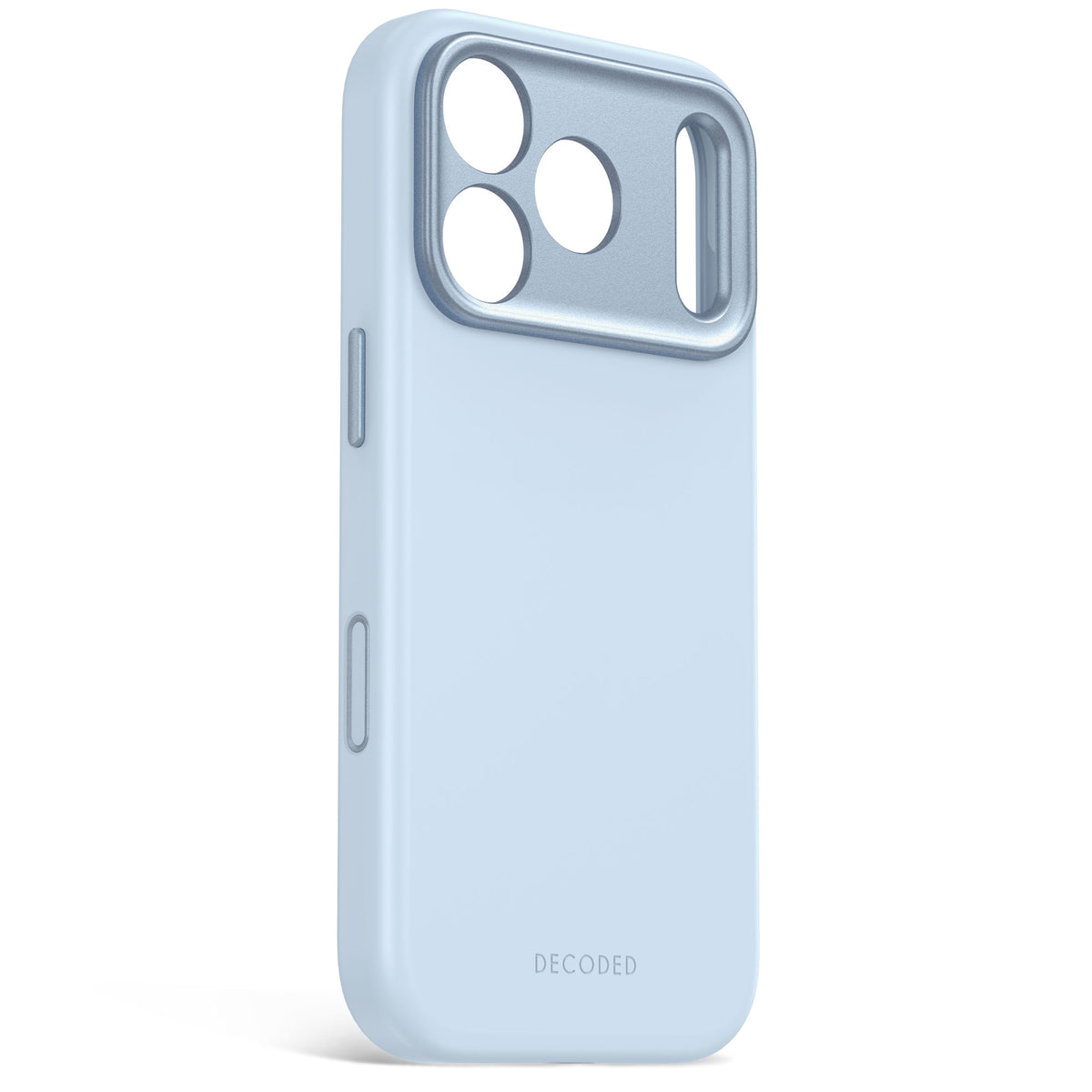 Decoded AntiMicrobial Silicone Backcover Case For Apple iPhone 18Pro Max / Apple iPhone 17 Pro Max - Light Blue