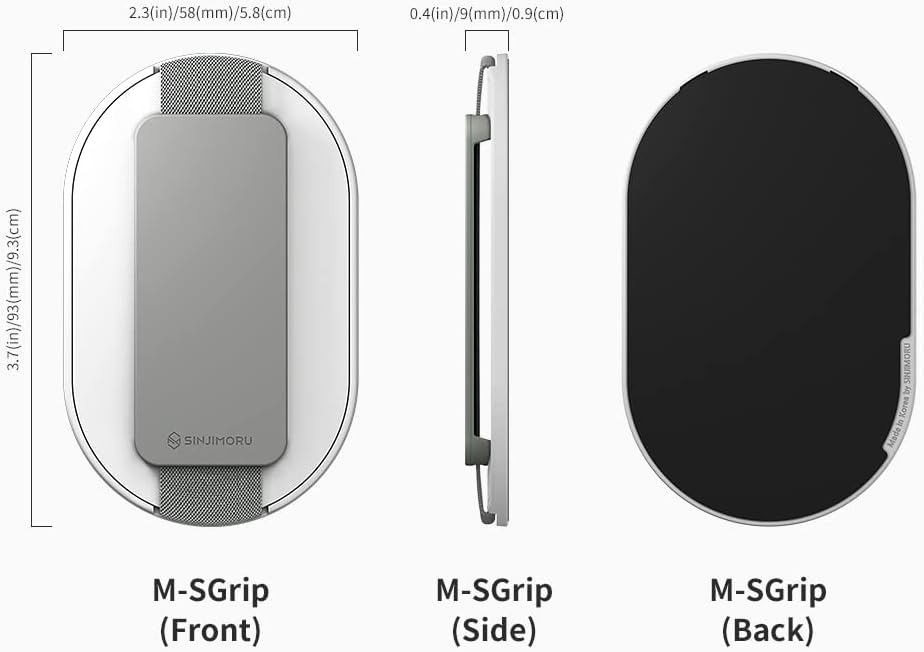 Sinjimoru Magsafe Grip - Light Gray