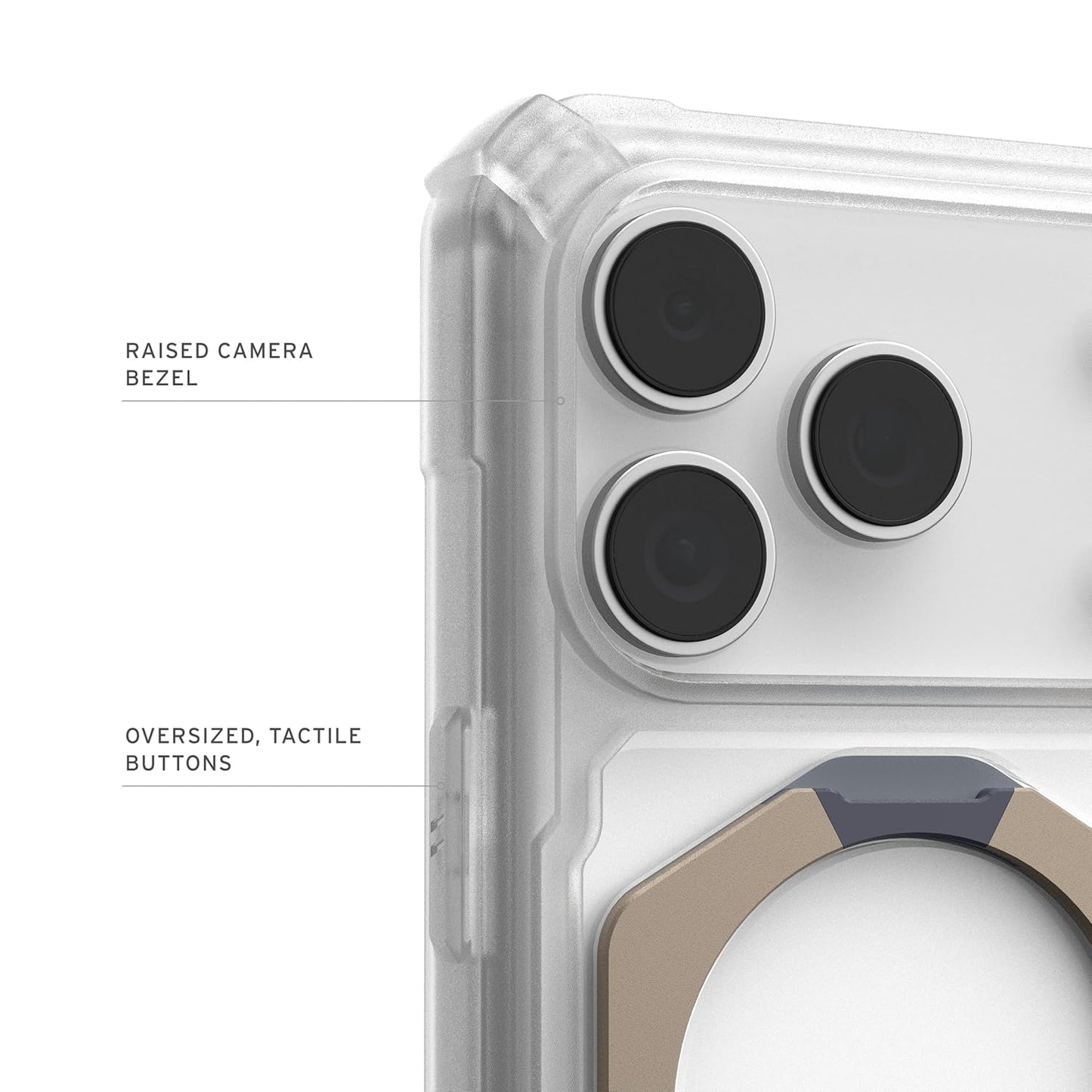 UAG iPhone 17 Pro Plasma Xte Magsafe Case - Clear/Titanium