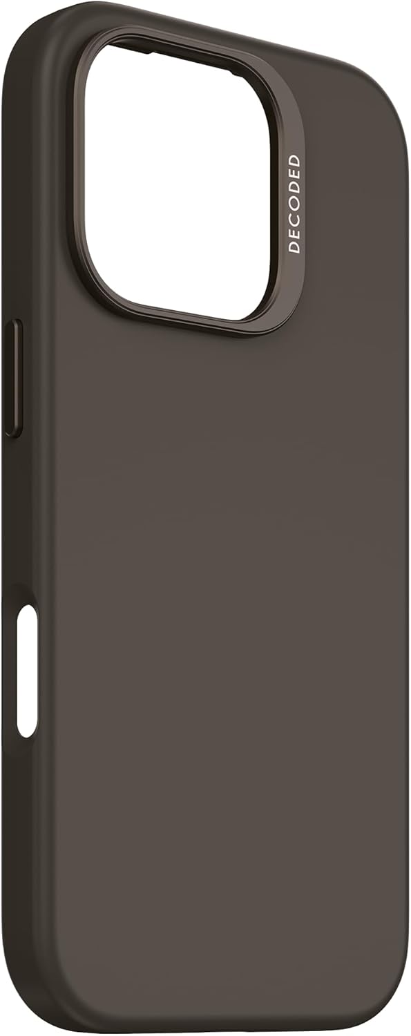 Decoded iPhone 16 Pro AntiMicrobial Silicone Case - Black