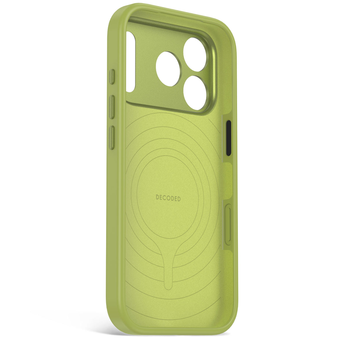 Decoded AntiMicrobial Silicone Backcover Case For Apple iPhone 18Pro Max / Apple iPhone 17 Pro Max  - Moss Green