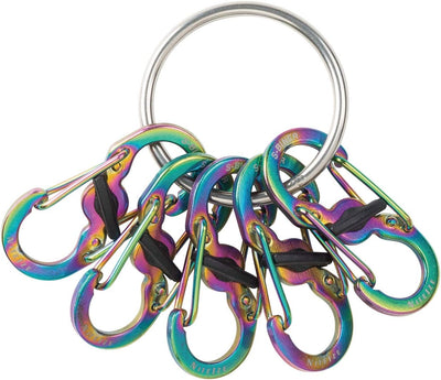 Niteize Keyring Locker™ S-Biner® Stainless Steel - Spectrum
