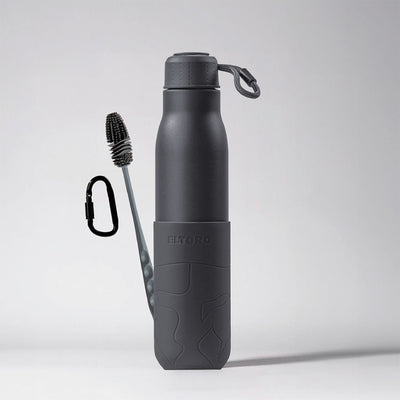 Eltoro Stainless Steel Bottle with Sleeve - 750ML / Gray