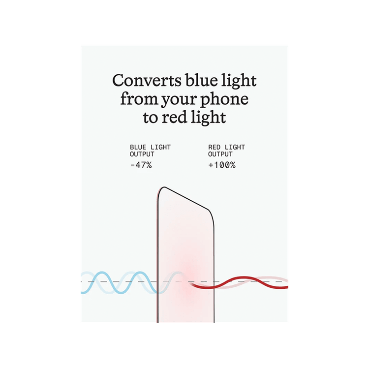 BodyGuardz Red Light Converter Glass Screen Protector for iPhone 18 Pro Max