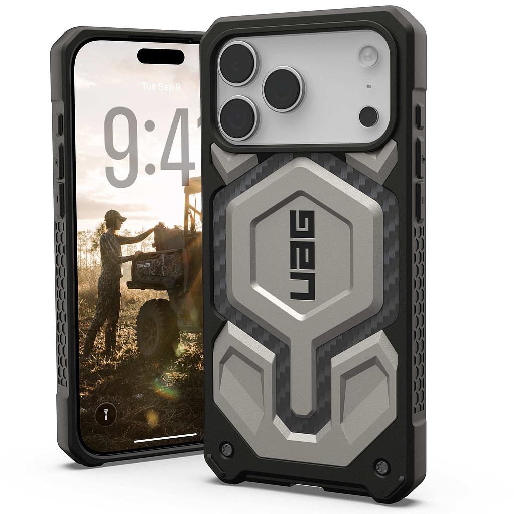 UAG iPhone 17 Pro Max Monarch Pro Magsafe Case - Titanium