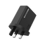 RavPower 2-Port USB-C and 1-Port USB-A PD 65W GaN Wall Charger - Black