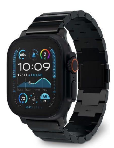 Decodedساعة  ابل ألترا  سوار  من التيتانيوم سوار  التيتانيوم / أسود