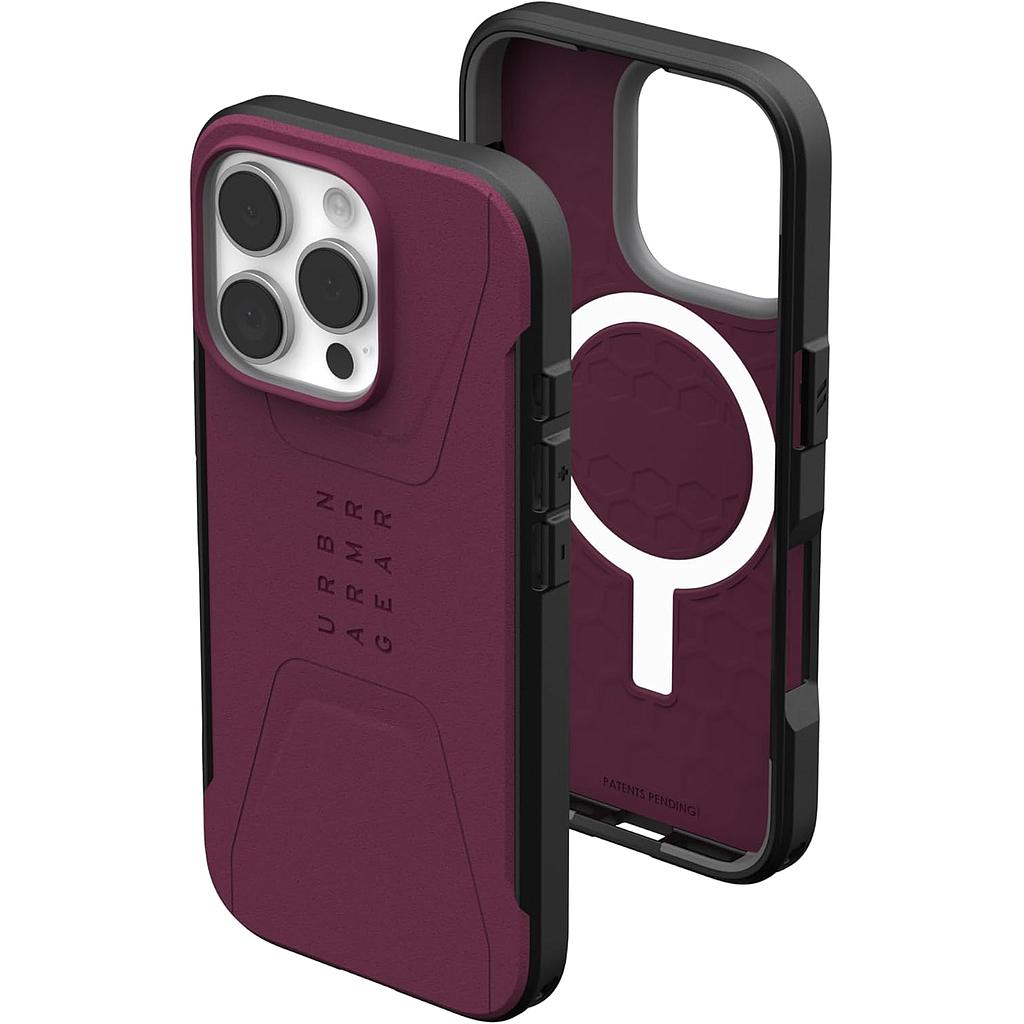 UAG iPhone 16 Pro Magsafe Civilian Case - Bordeaux