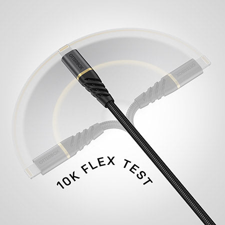 Otterbox Lightning To Usb-C Fast Charge Cable - Premium 1 Meter - Black