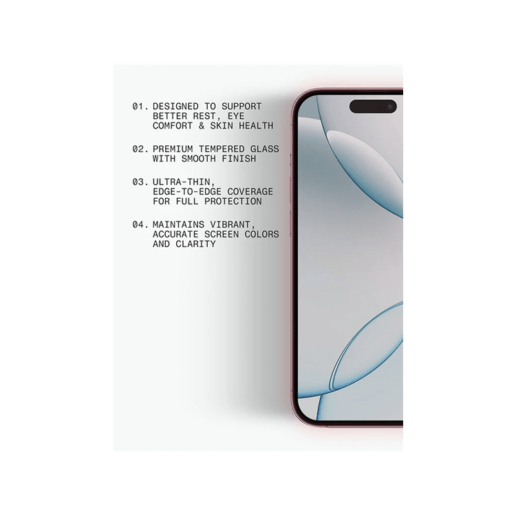 BodyGuardz Red Light Converter Glass Screen Protector for iPhone 18 Pro Max