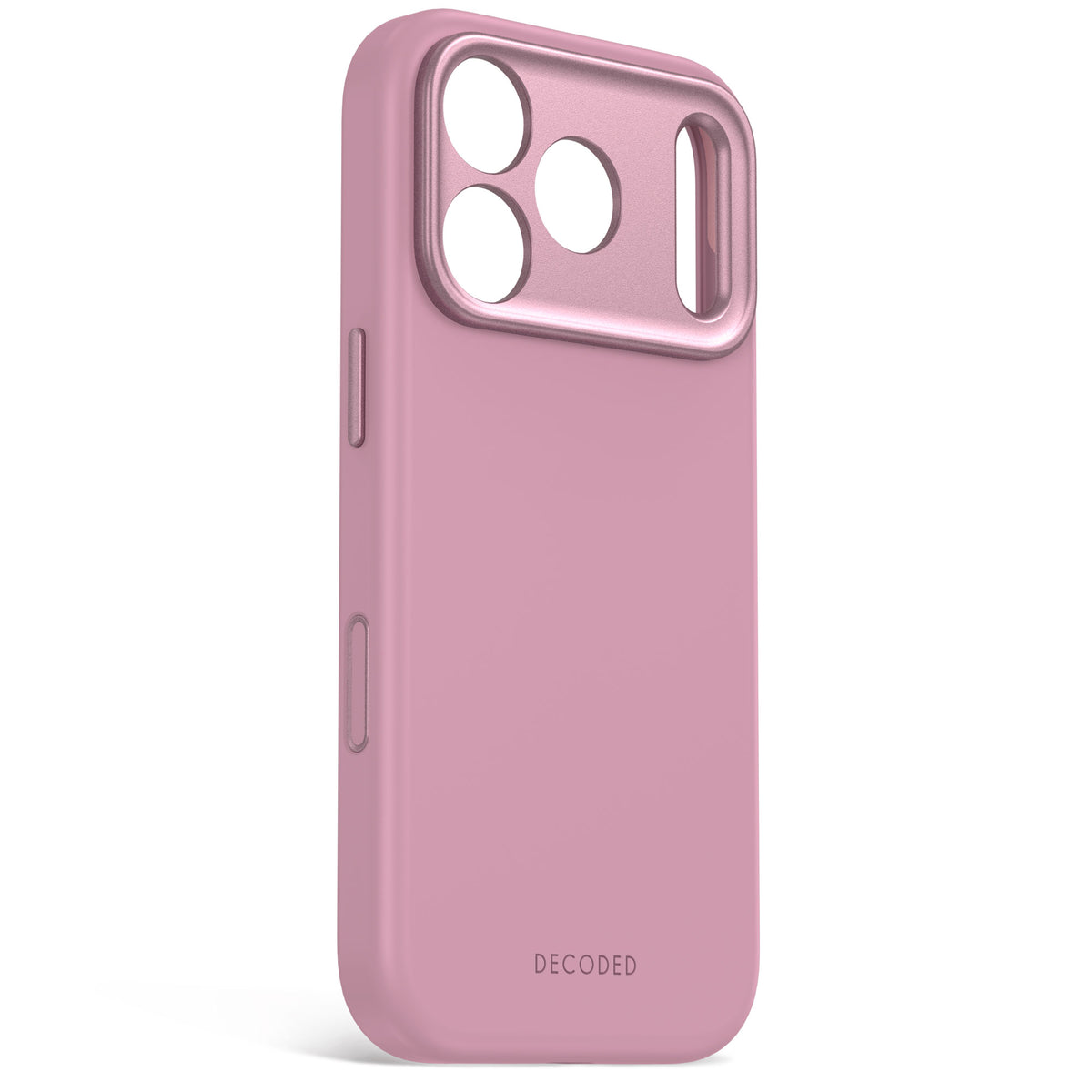 Decoded AntiMicrobial Silicone Backcover Case For Apple iPhone 18Pro Max / Apple iPhone 17 Pro Max - Rose Quartz