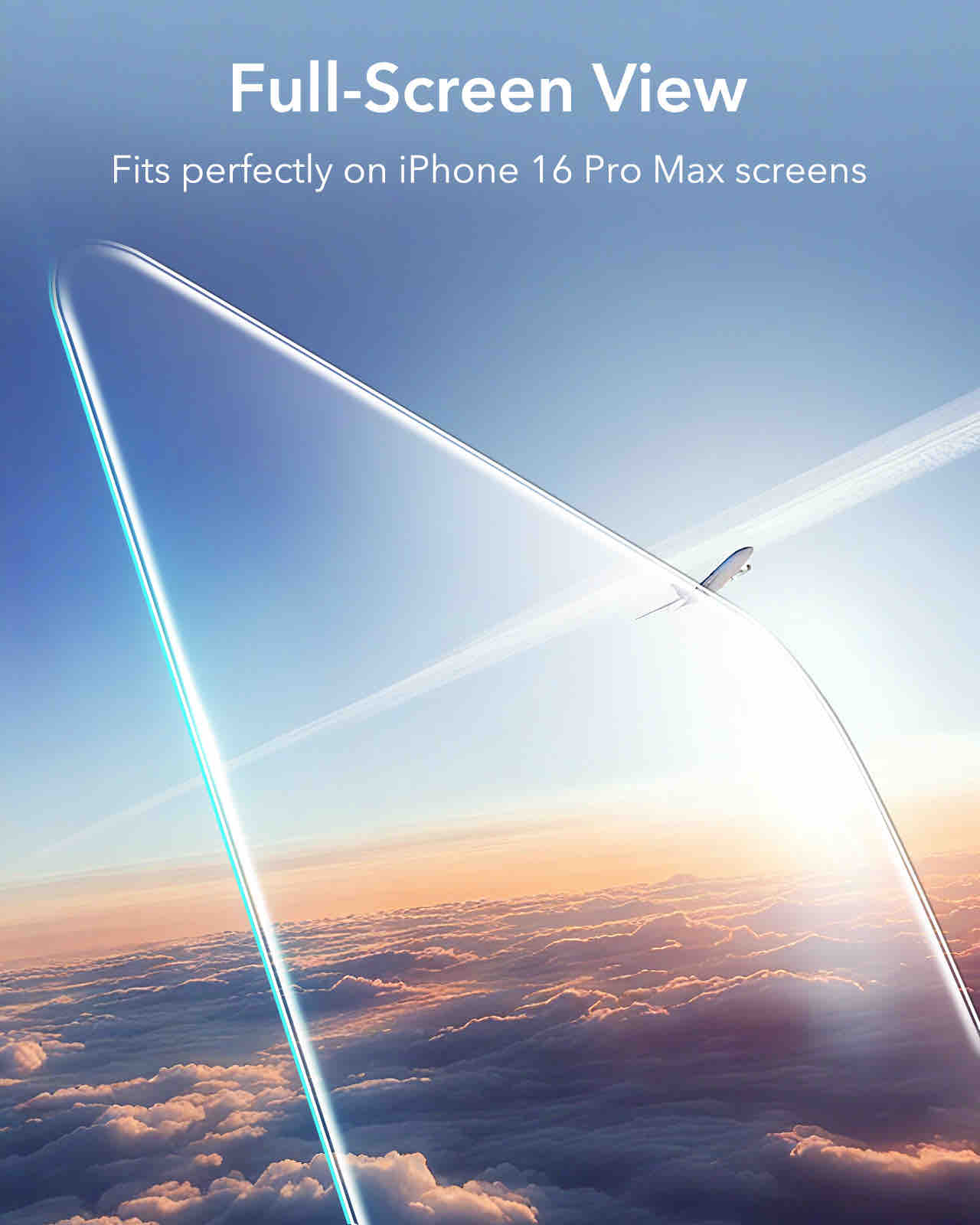 ESR iPhone 16 Pro Max Tempered-Glass Screen Protector