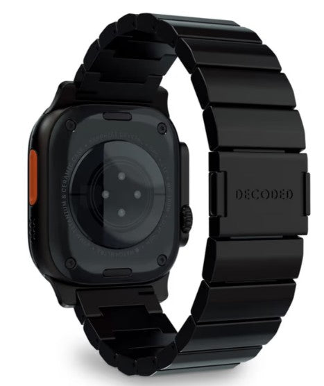 Decodedساعة  ابل ألترا  سوار  من التيتانيوم سوار  التيتانيوم / أسود