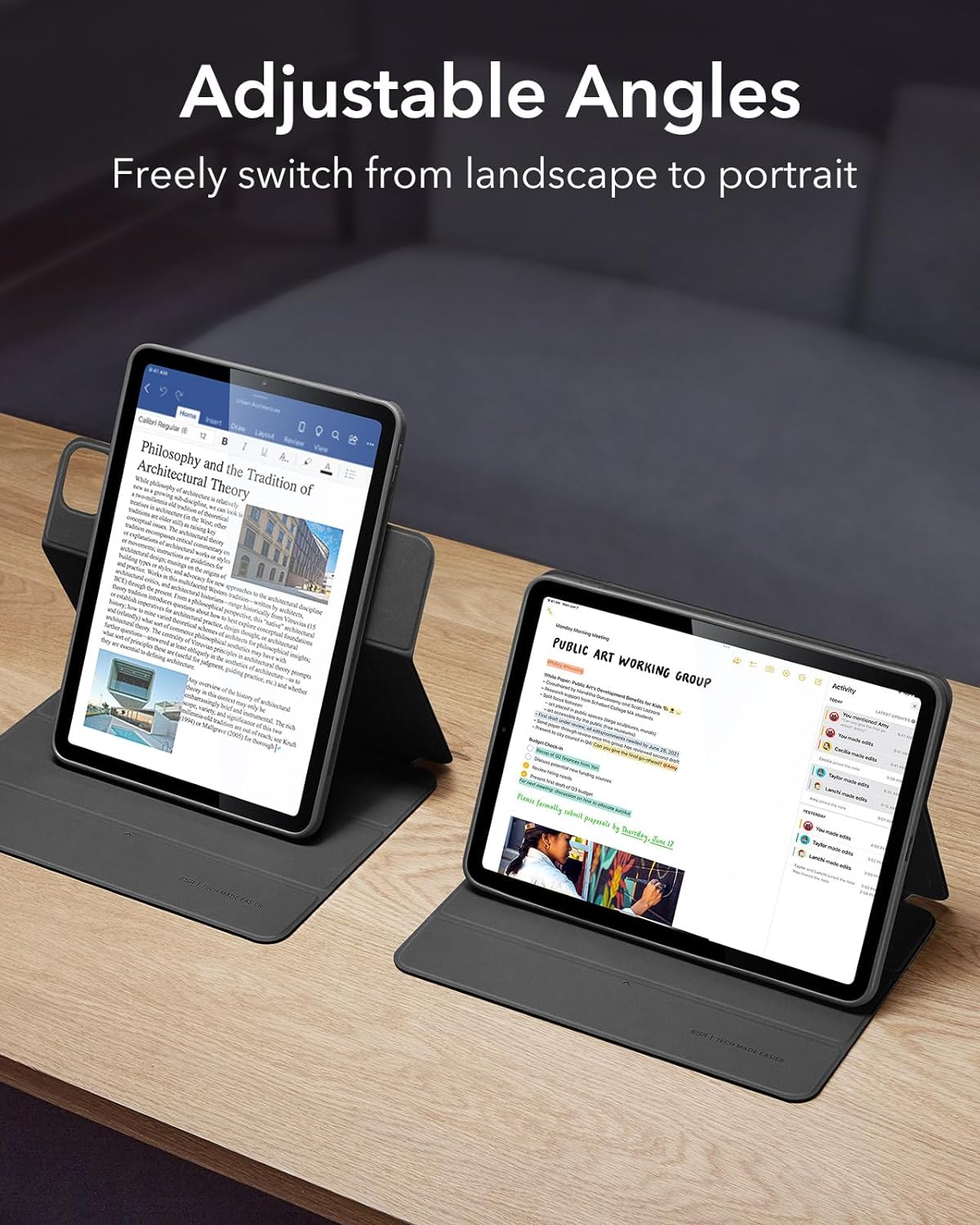 ESR iPad Air 11" 2024-2025 Rebound Hybrid 360 Case