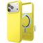 Elago Magnetic Silicone Case (Camera Control Key Included) For Apple iPhone 18 Pro Max / Apple iPhone 17 Pro Max - Neon Yellow