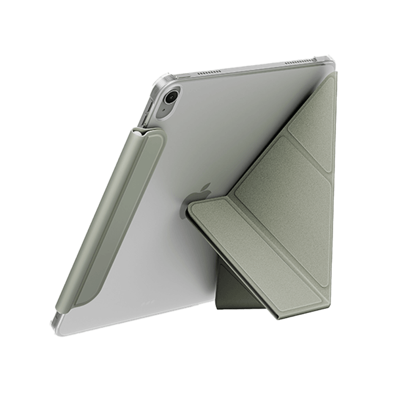 Uniq Camden Lite Case With Detachable Pencil Sleeve for iPad Air 11" (M2-M4) - Sage Green