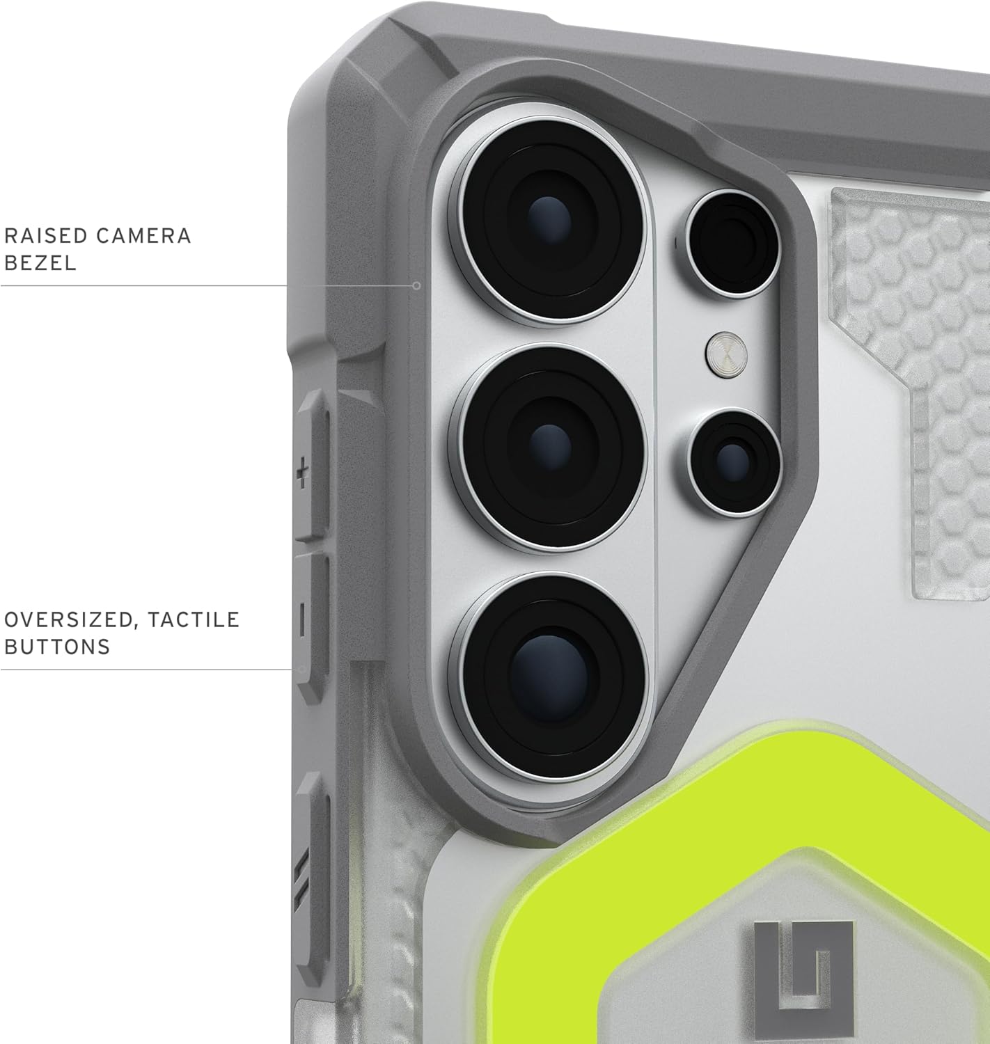 يو ايه جي  شفاف مع  مع  حافظة  سامسونج جالكسي  ألترا  Active Neon Lanyard