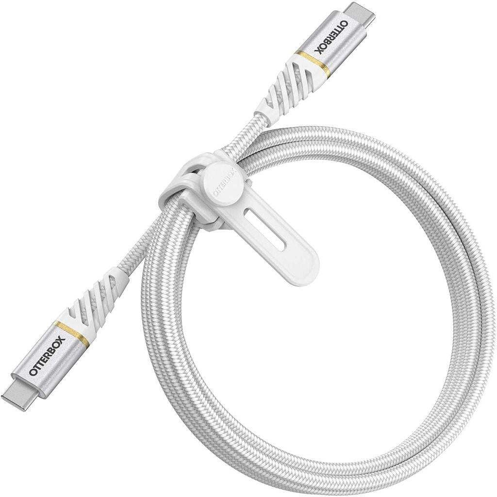 Otterbox Usb-C To Usb-C Fast Charge Cable – Premium 1 Meter - White