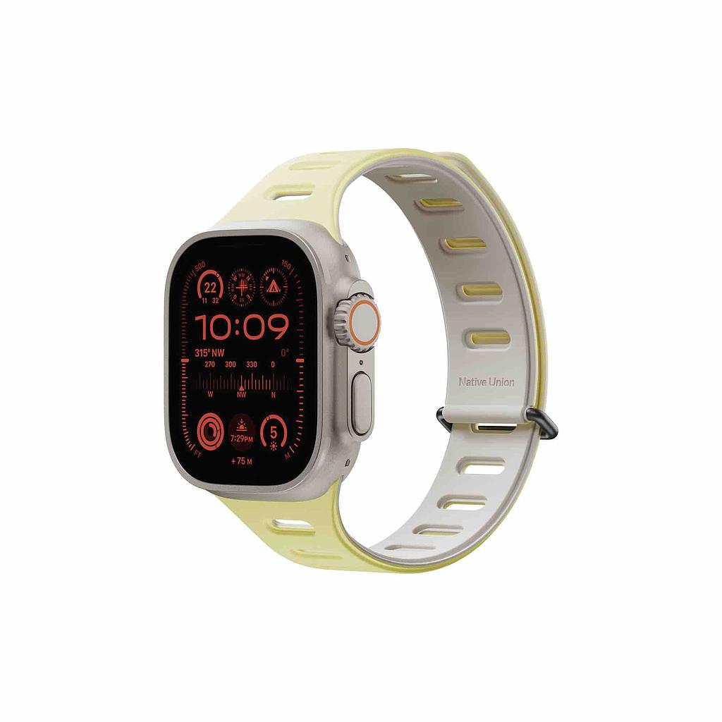 باند  ساعة  Native Union Activeباند  ابل ساعة ألترا - ليمون/رمل