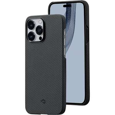 Pitaka Iphone 14 Pro Magez Case - Black/Grey Twill