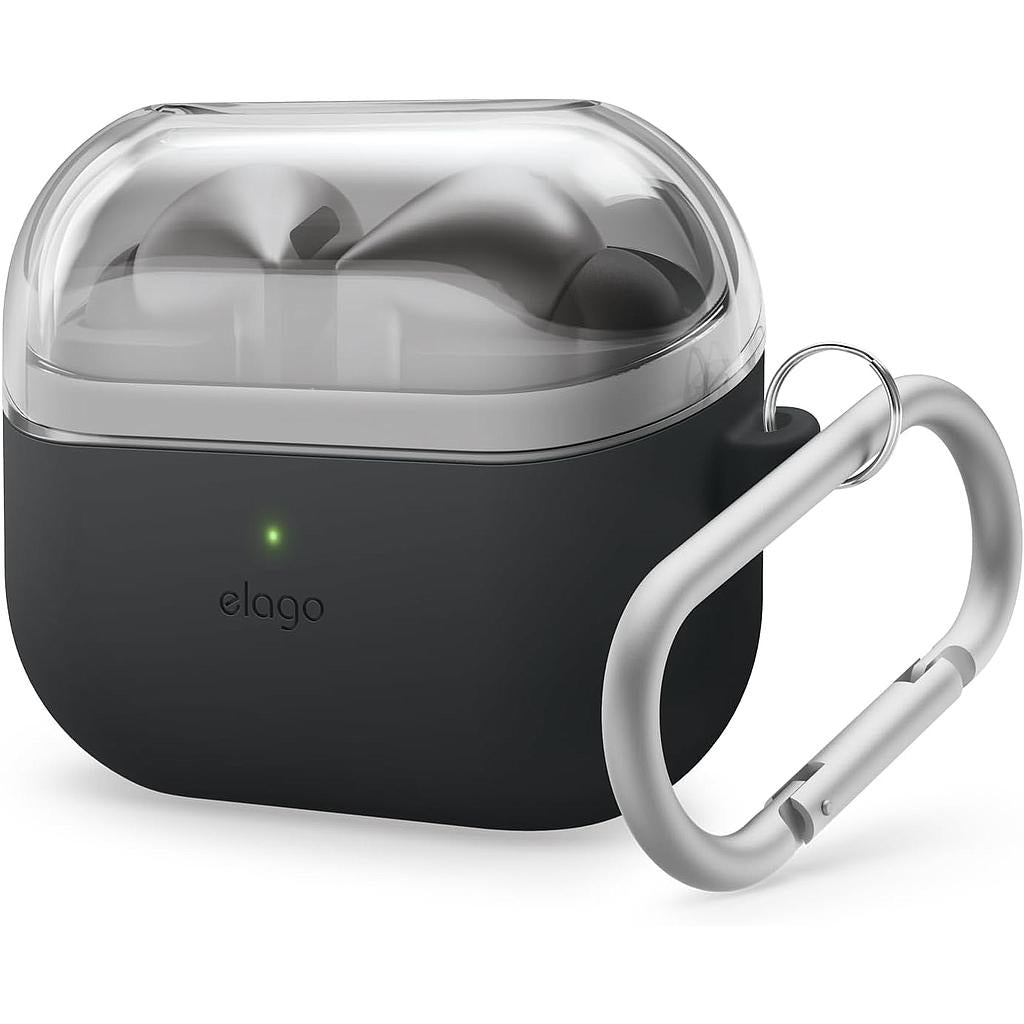 Elago Galaxy Buds 3 / 3 Pro / 3 FE Duo Hang Case - Clear/Black