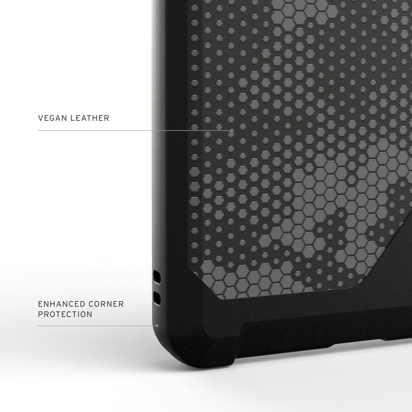 يو ايه جي LT واط حافظة  سامسونج جالكسي  ألترا  Micro Hex مموه جرافيت