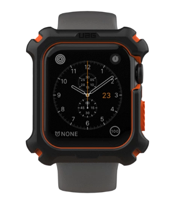 UAG Apple Watch 44Mm Series 6/5/4/Se/Se2 Rugged Case - (Online Packaging) - Black/Orange