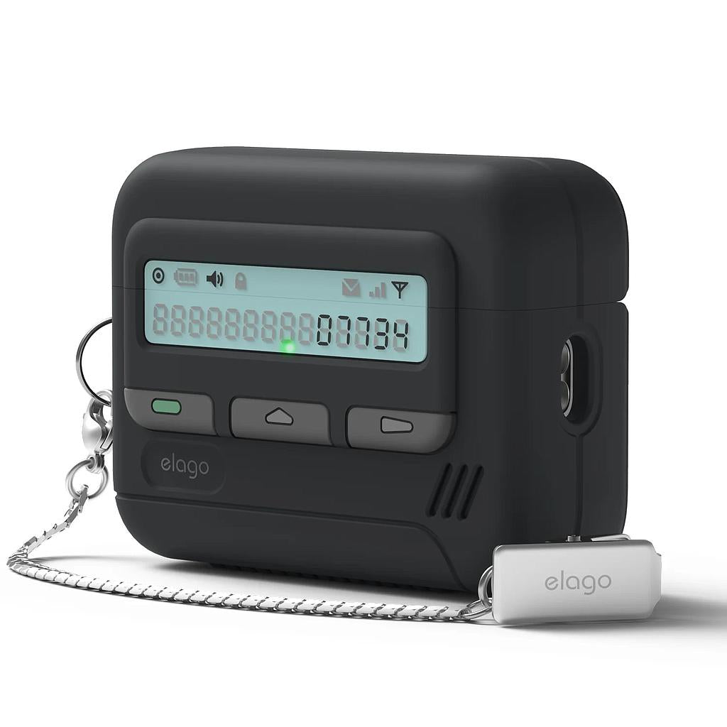 Elago AirPods Pro 3 Pager Case (Key Chain Included) - Black