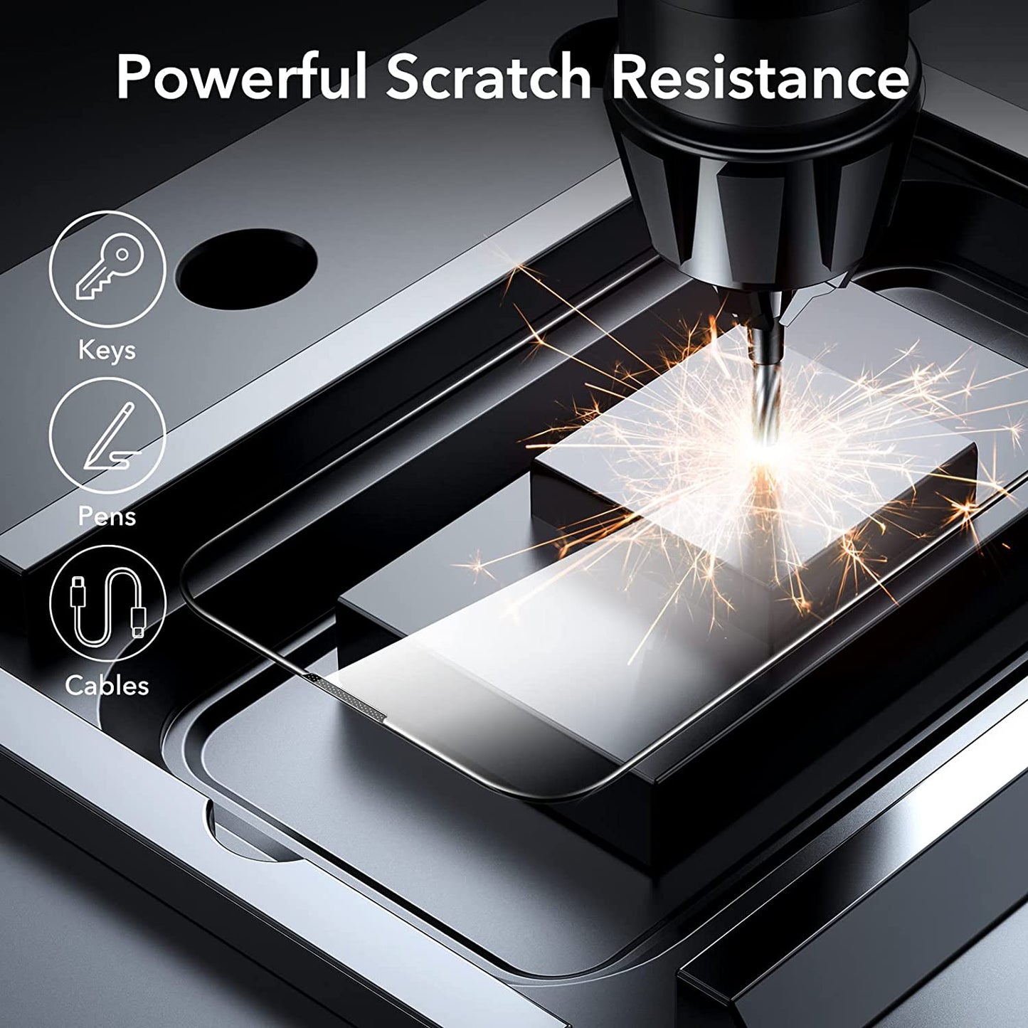 ESR Iphone 14/13/13 Pro Armorite Edge To Edge Tempered Glass Screen Protector 2 Pack - Clear