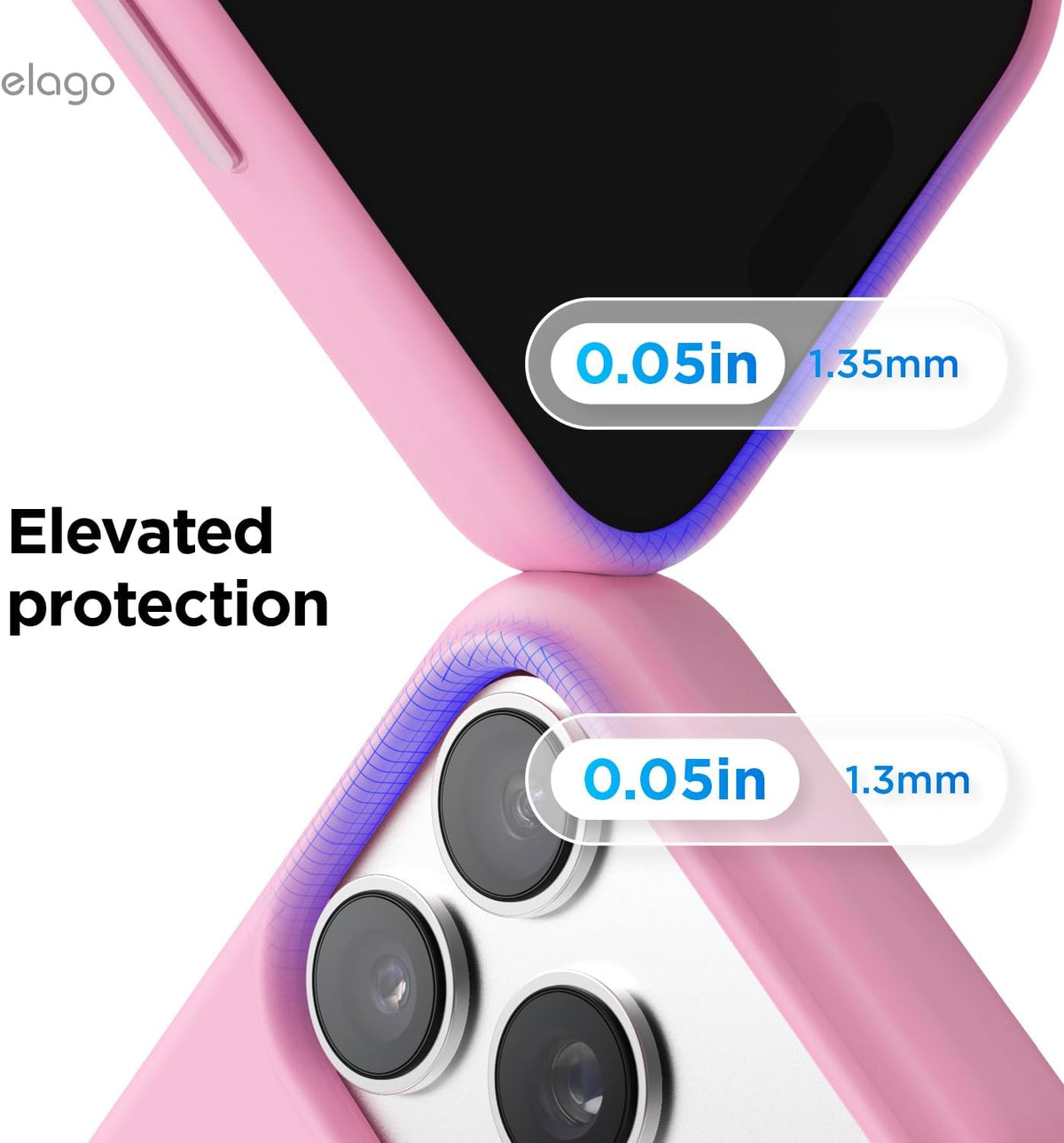 Elago Magnetic Silicone Case (Camera Control Key Included) For Apple iPhone 18 Pro Max / Apple iPhone 17 Pro Max - Hot Pink