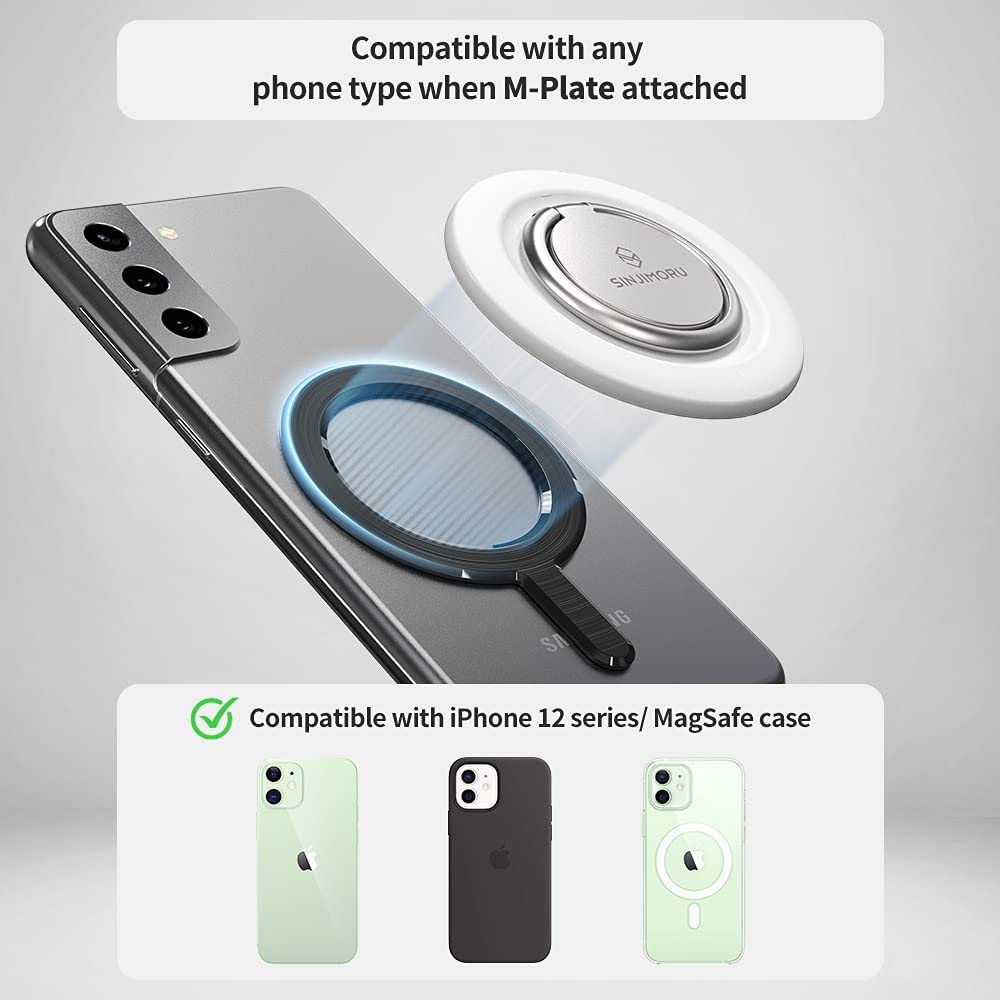 Sinjimoru م حامل مغناطيسي لـ ابل ماج سيف حافظة  لون ذهبي شمبانيا