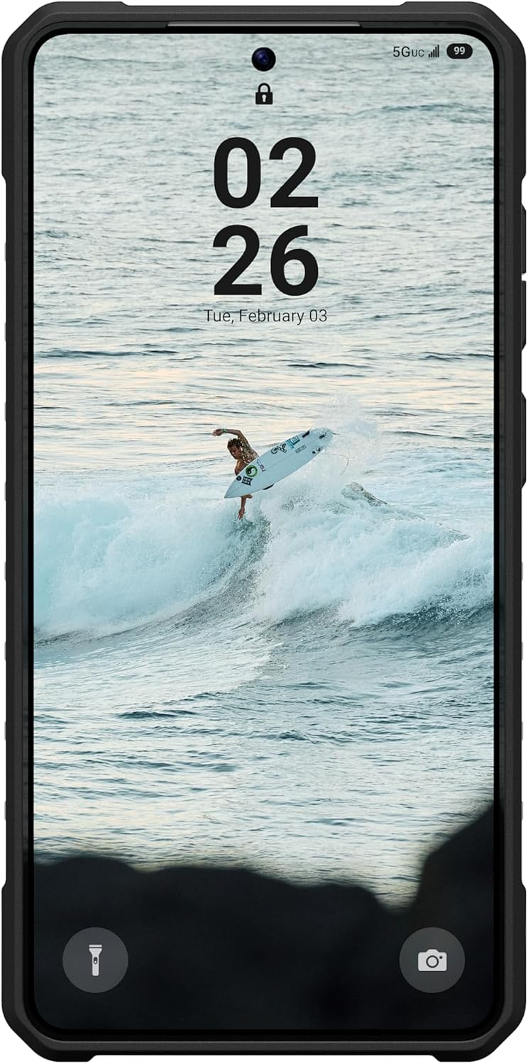 يو ايه جي  شفاف واط حافظة  سامسونج جالكسي  ألترا أسود