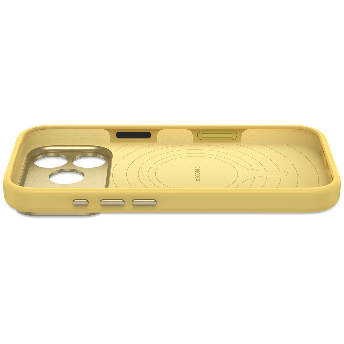 Decoded AntiMicrobial Silicone Backcover Case For Apple iPhone 18Pro Max / Apple iPhone 17 Pro Max - Citron