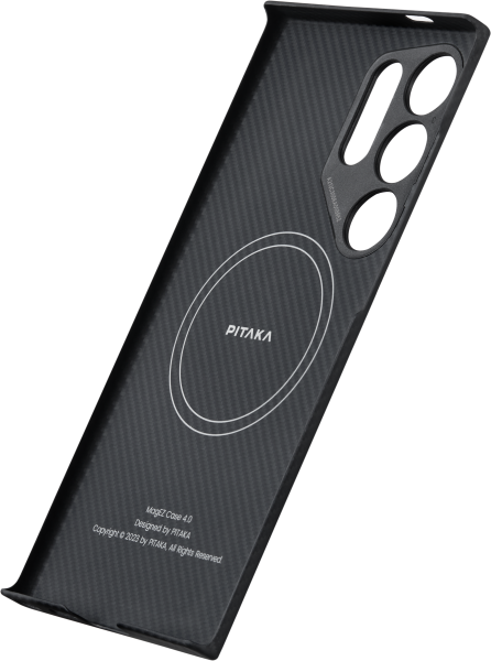 Pitaka Samsung Galaxy S24 Ultra Magez Magsafe Case  (Black/Grey Twill)