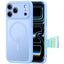ESR Classic Hybrid Magnetic Case (Camera Control) For Apple iPhone 18 Pro/Apple iPhone 17 Pro - Frosted Light Blue