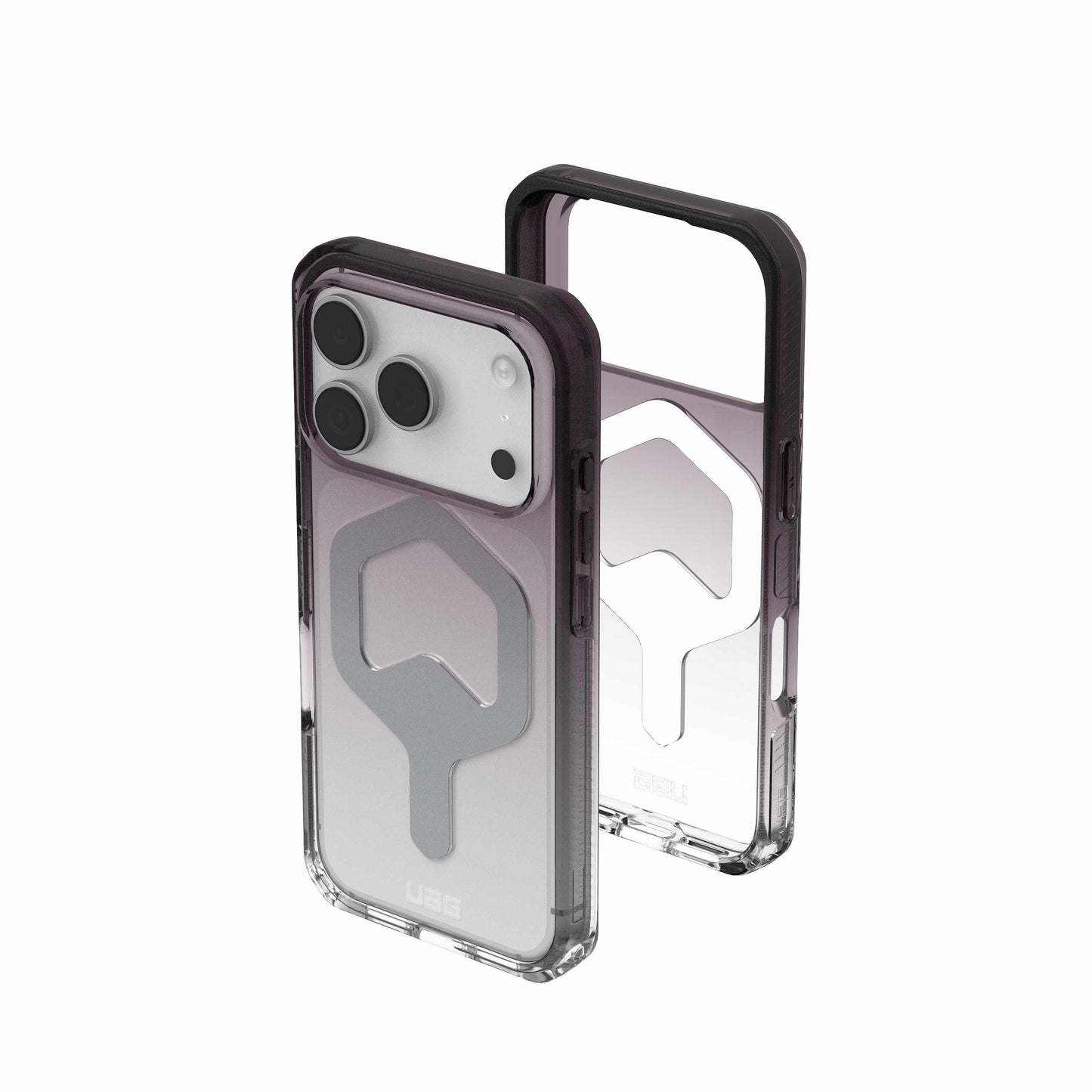 UAG iPhone 17 Pro Plyo Ombre Magsafe Case - Black/Clear Ombre