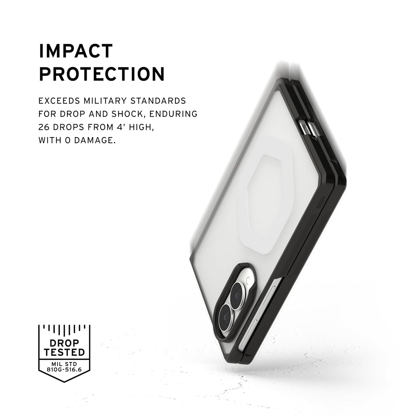 UAG Wide Mouve Magnetic Case For Samsung Galaxy Z Fold 8 - Ice