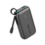 RavPower 1-Port USB-C and 1-Port USB-A PD 45W With Built-In USB-C Cable 10000mAh Power Bank - Black