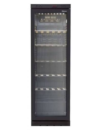 Wansa Beverage Cooler and Refrigerator, 14CFT, 385-Liters, WUSCO-385 - Black
