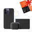 iPhone 14 Pro Max - Airpod Pro - Black Leather Case Gift Set With Wallet Accessories > Mobiles & Tablets