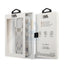 iPhone 14 Pro Max - Silver Karl Lagerfeld Liquid Glitter Case Monogram Pattern Multicolor Glitter Accessories > Mobiles