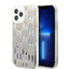 iPhone 14 Pro - Silver Karl Lagerfeld Liquid Glitter Case Monogram Pattern Multicolor Glitter Accessories > Mobiles &