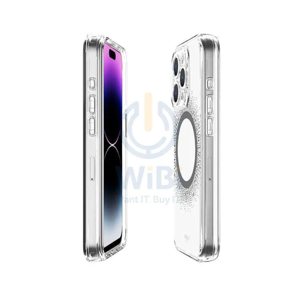 Itskins Avana Magsafe Aura Series Case With Camera Lens Protector - iPhone 15 Pro / Aura Black Accessories > Mobiles &