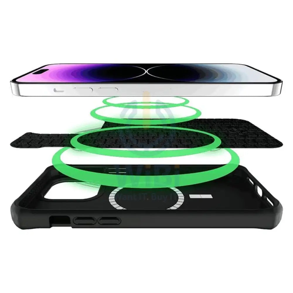 Itskins Ballistic Carbon Case Magsafe For iPhone 14 Pro Max - Black Accessories > Mobiles & Tablets