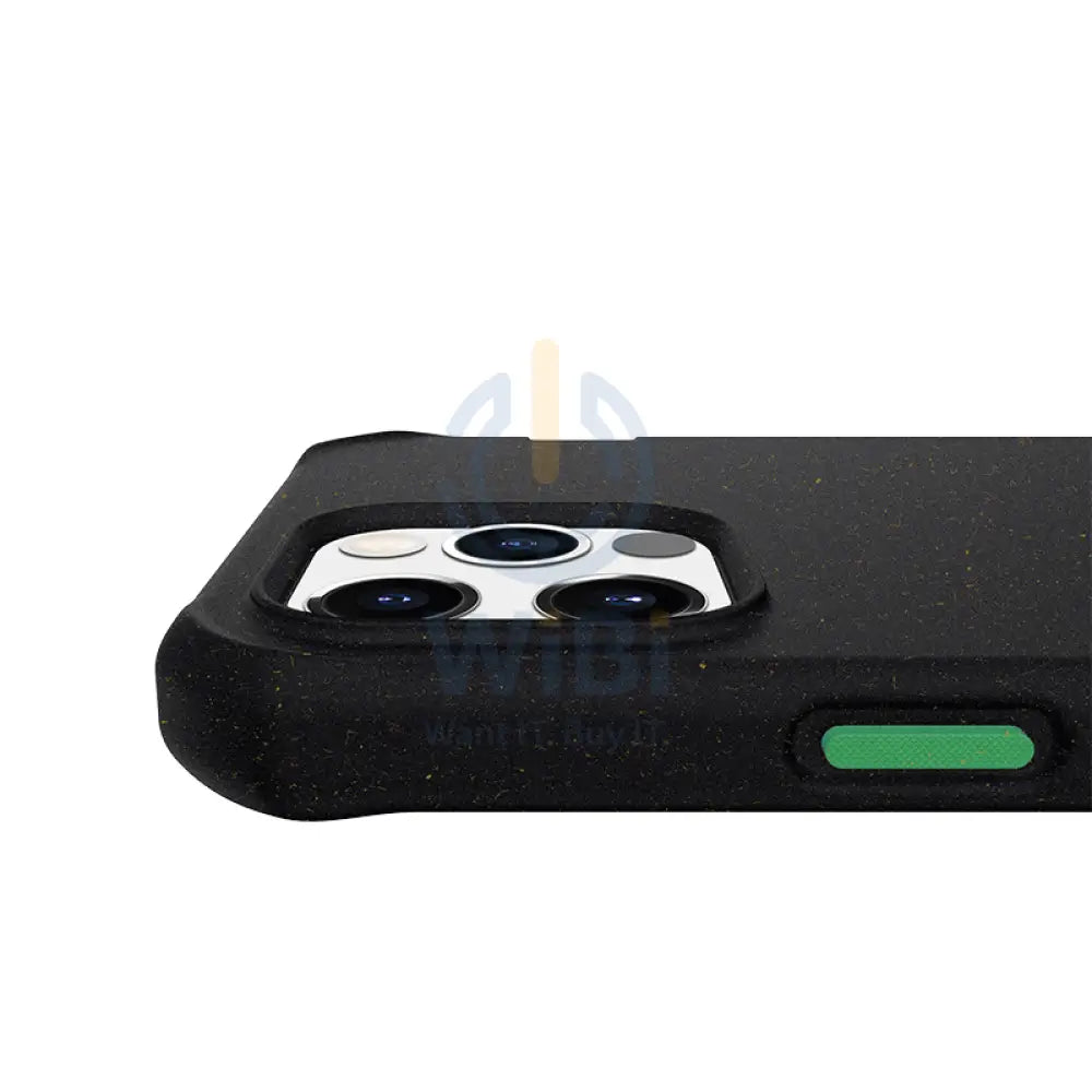 Itskins Biodegradable Case For iPhone 12 Pro Max - Black And Green Accessories > Mobiles & Tablets