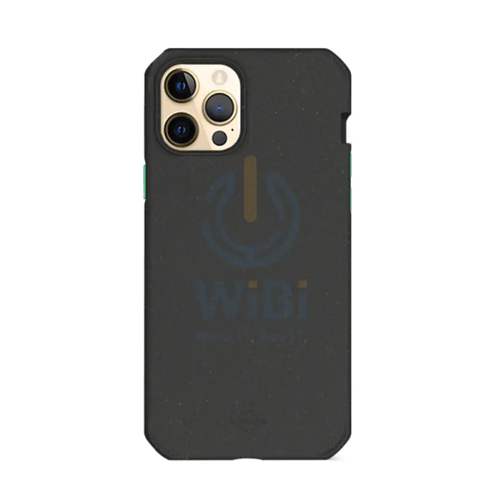 Itskins Biodegradable Case For iPhone 12 Pro Max - Black And Green Accessories > Mobiles & Tablets
