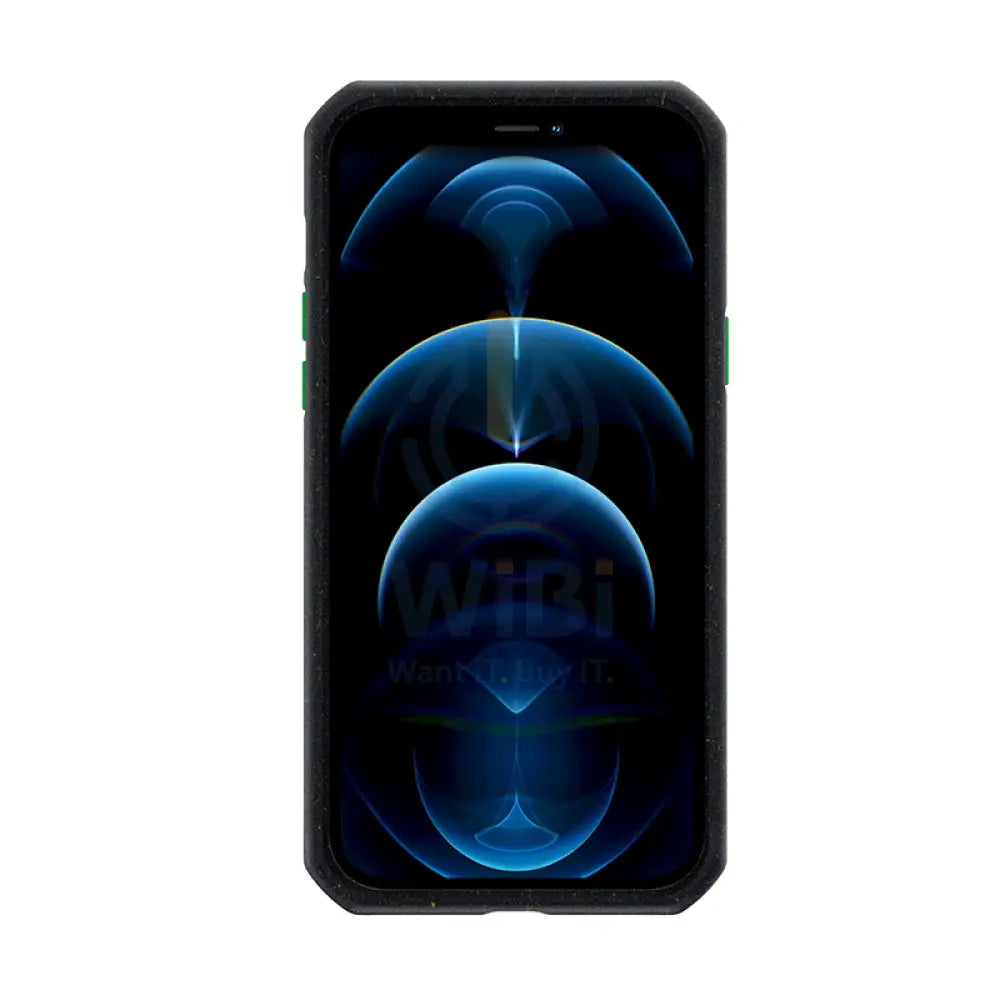 Itskins Biodegradable Case For iPhone 12 Pro Max - Black And Green Accessories > Mobiles & Tablets